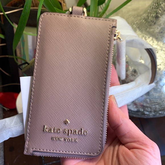 Authentic Kate Spade leather card/ID lanyard - Picture 2 of 7